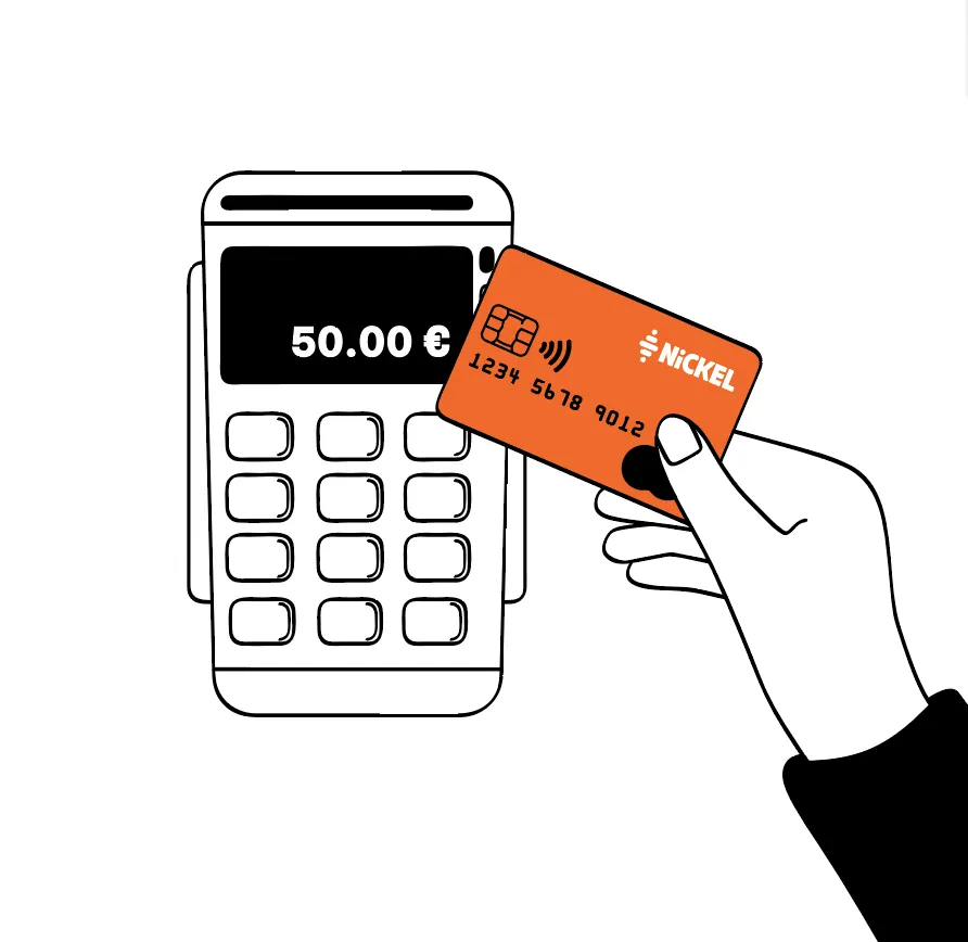 Paiement avec votre carte bancaire Nickel un service simple, sécurisé, et accessible à tous